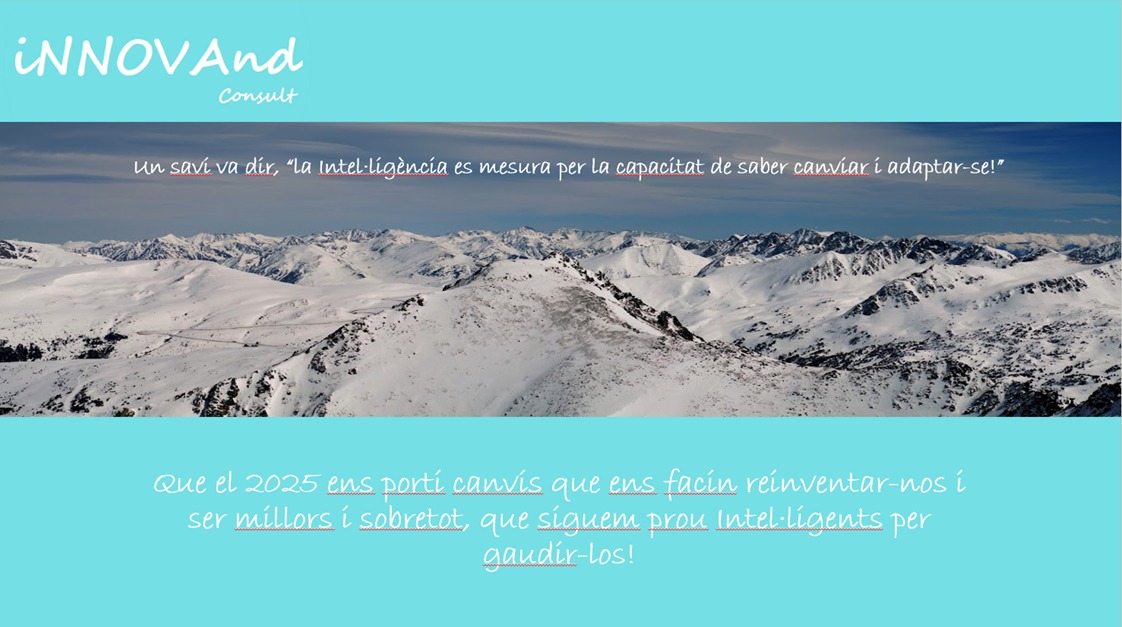 iNNOVAnd Consult os desea un 2025 lleno de retos!!!!